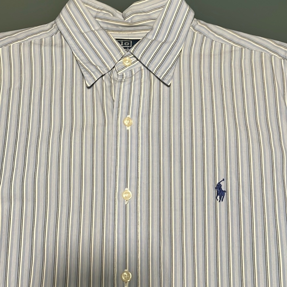 Polo Ralph Lauren Striped Brushed Cotton Button Down